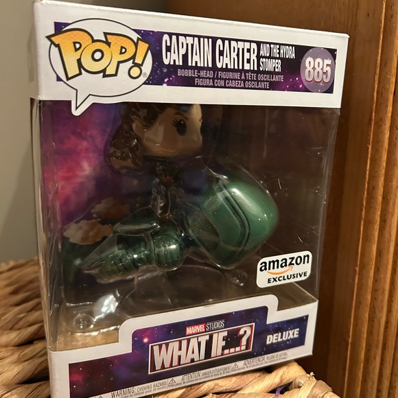 Funko Other - New MARVEL Captain Carter and the Hydra Stomper Funko Pop # 885 What If…?